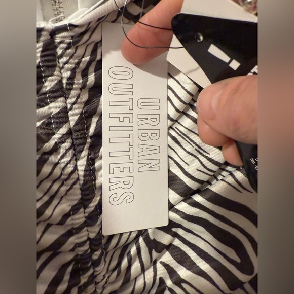 Urban Outfitters Stylish Zebra Print Ruched Column Dress - Picture 4 of 9